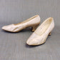 1930s UNWORN Jacobus White Silk Pumps UK 5