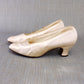 1930s UNWORN Jacobus White Silk Pumps UK 5