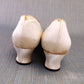 1930s UNWORN Jacobus White Silk Pumps UK 5