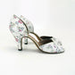 1950s Flower Printed Leather Sandals by Jenners UK 5