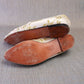 Johnny Moke White & Pink Brocade Slip On Flats UK 6