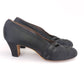 1940s CC41 UNWORN Black Satin Pumps by Joanny UK 6