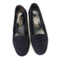 1950s Black Suede Chaussures Joe Pumps UK 4 Wide