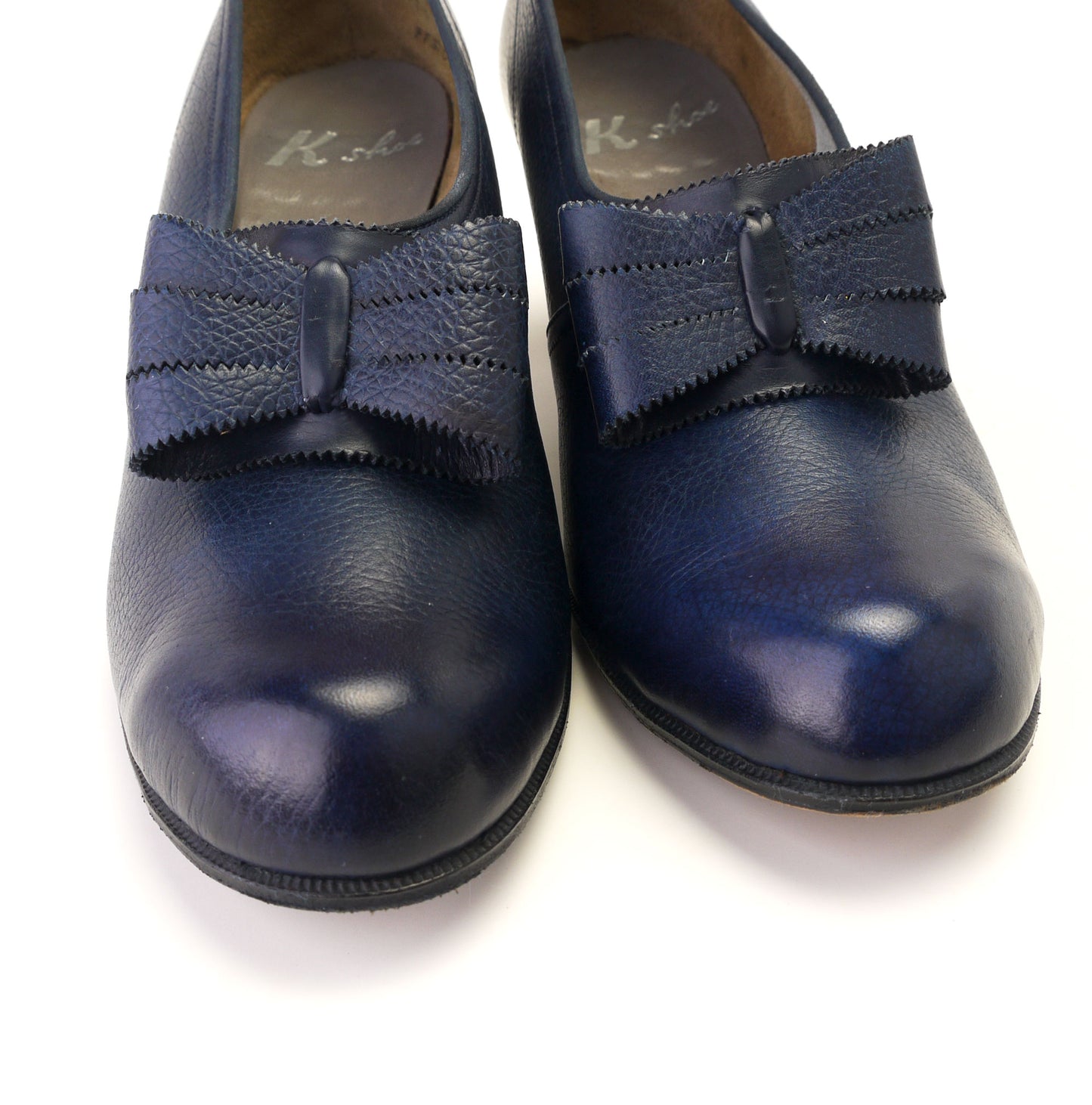 1940s CC41 Dark Blue K Shoes Pumps UK 5