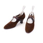 1930s Brown Suede Mary Janes by K Shoes UK 4.5