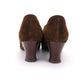 1930s Brown Suede Mary Janes by K Shoes UK 4.5