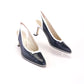 1980s Navy & White Slingback Spectators by Kurt Geiger UK 5.5