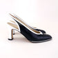 1980s Navy & White Slingback Spectators by Kurt Geiger UK 5.5