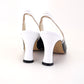 1980s Navy & White Slingback Spectators by Kurt Geiger UK 5.5