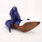 Blue & White Polka Dot 1950s Stilettos UK 4.5