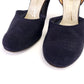 1940s Navy D'Orsay Pumps by La Duchesse UK 4.5