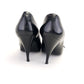 1960s Italian Black Stilettos with Cutouts UK 6