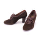 1930s Brown suede Pumps by Lilley & Skinner UK 6