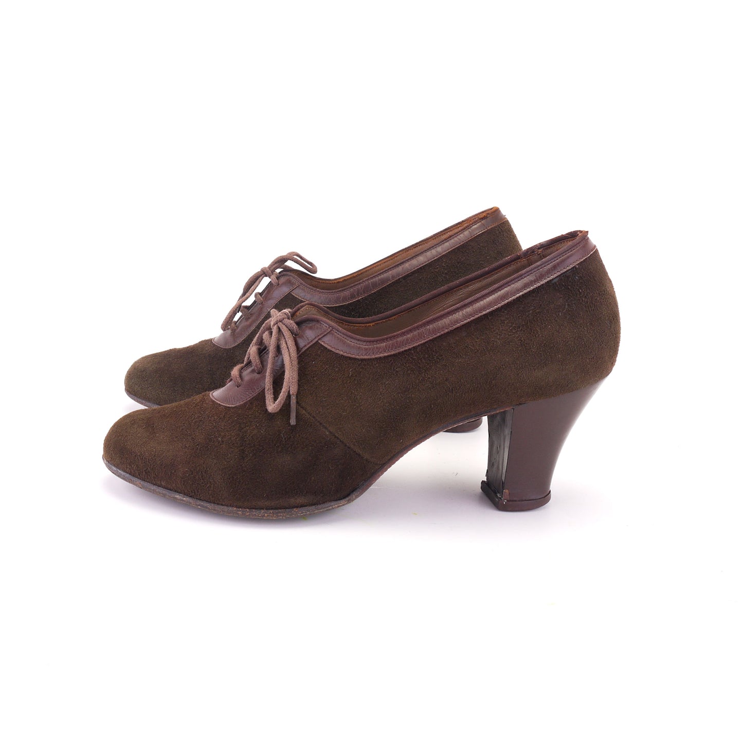 1930s Brown suede Pumps by Lilley & Skinner UK 6