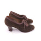 1930s Brown suede Pumps by Lilley & Skinner UK 6