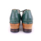 1940s Green Woodies by Liberty Wooden Clogs UK 4