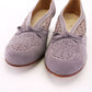 1950s Grey Suede & Lace Pumps by Lily UK 5.5
