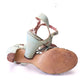 30s / 50s London Shoe Co Aqua Sandals UK 5