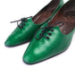 1960s Emerald Green Pumps with Kitten Heels by Lordian UK 5