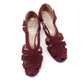 Lotus 1930s Cross Strap Sandals UK 4