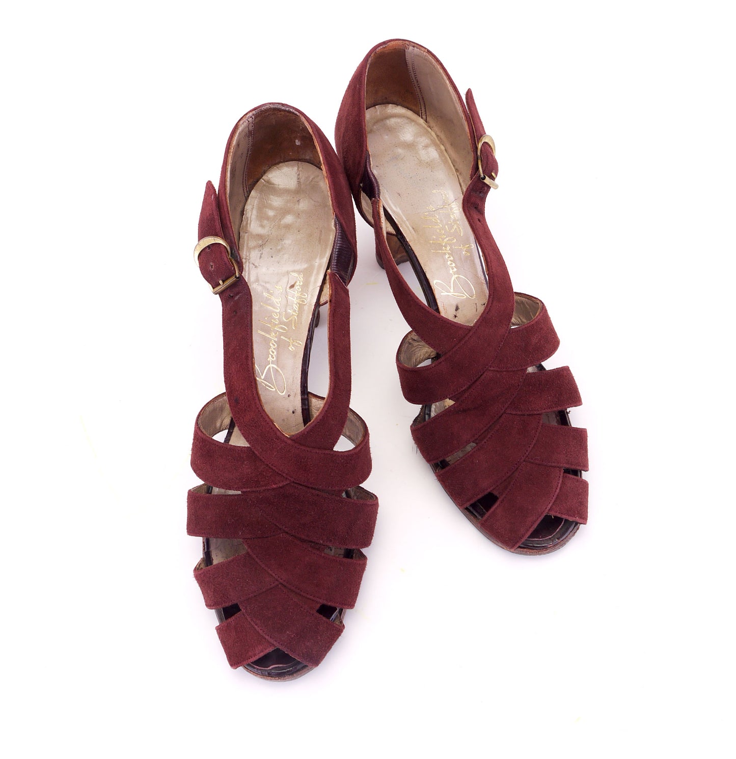 Lotus 1930s Cross Strap Sandals UK 4