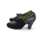 Early 1940s Black Lace Ups By Lotus UK 3.5