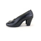 Lotus Early 1940s Black Brogued Pumps UK 4.5