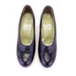 Lotus Early 1940s Black Brogued Pumps UK 4.5