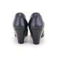 Lotus Early 1940s Black Brogued Pumps UK 4.5