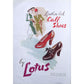 Lotus Early 1940s Black Brogued Pumps UK 4.5