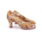 1930s Autumnal Brocade Pumps by Lotus UK 5.5