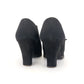 Chunky 1940s Black Platform Peep Toes by Lotus UK 4