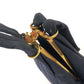 1940s Lotus Navy Suede Slingbacks and Bag UK 8