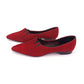 1960s Deadstock Dark Red Suede Flats by Lotus UK 5.5