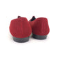 1960s Deadstock Dark Red Suede Flats by Lotus UK 5.5