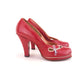 1950s Red Platform Pumps by Lilley & Skinner UK 3