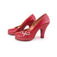 1950s Red Platform Pumps by Lilley & Skinner UK 3