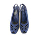 Cornflower Blue 1940s Platform Sandals UK 7