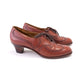 1950s Tan Wingtip Brogues by Manfield UK 5