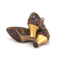 1920s Multi Colour Brocade Bar Shoes by Manfield UK 3