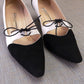 90s Manolo Blahnik Neo Mod Black & White Pumps UK 6