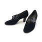 Manfield Black Suede Pumps from 1941 UK 4