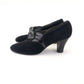 Manfield Black Suede Pumps from 1941 UK 4