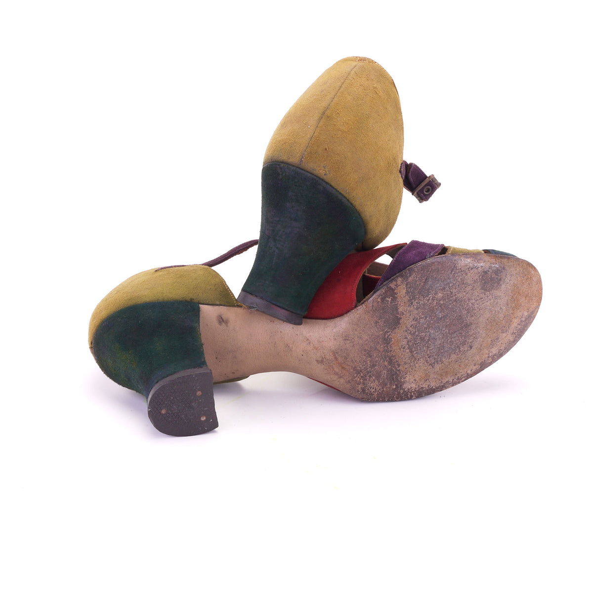 1930s Multicoloured Mary Janes by Marsh UK 3