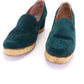 1970s Green Suede Wedges by Martini Osvaldo UK 5