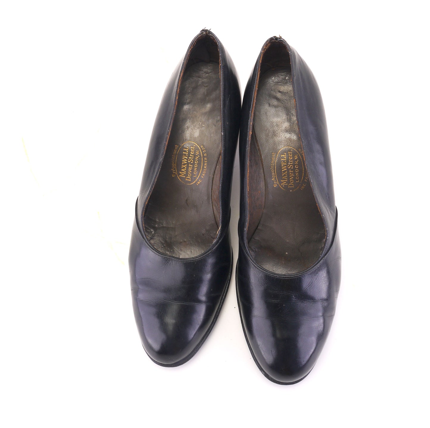 1930s Bespoke Henry Maxwell Black Pumps UK 3.5
