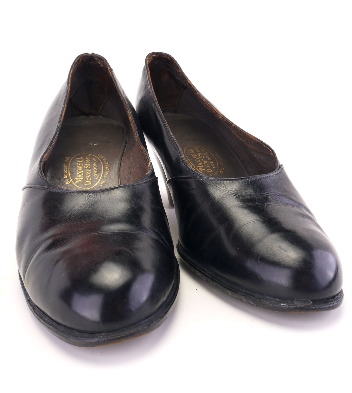 1930s Bespoke Henry Maxwell Black Pumps UK 3.5