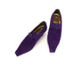 Historical Style Purple Suede Shoes by Michel Perry UK 6.5