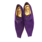 Historical Style Purple Suede Shoes by Michel Perry UK 6.5