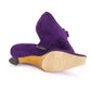 Historical Style Purple Suede Shoes by Michel Perry UK 6.5